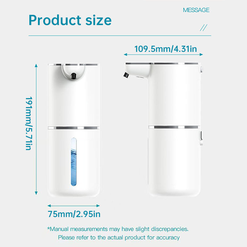 Touchless Sensor Soap Dispenser for Bathroom &amp; Kitchen. Offers Foam and Liquid Modes.