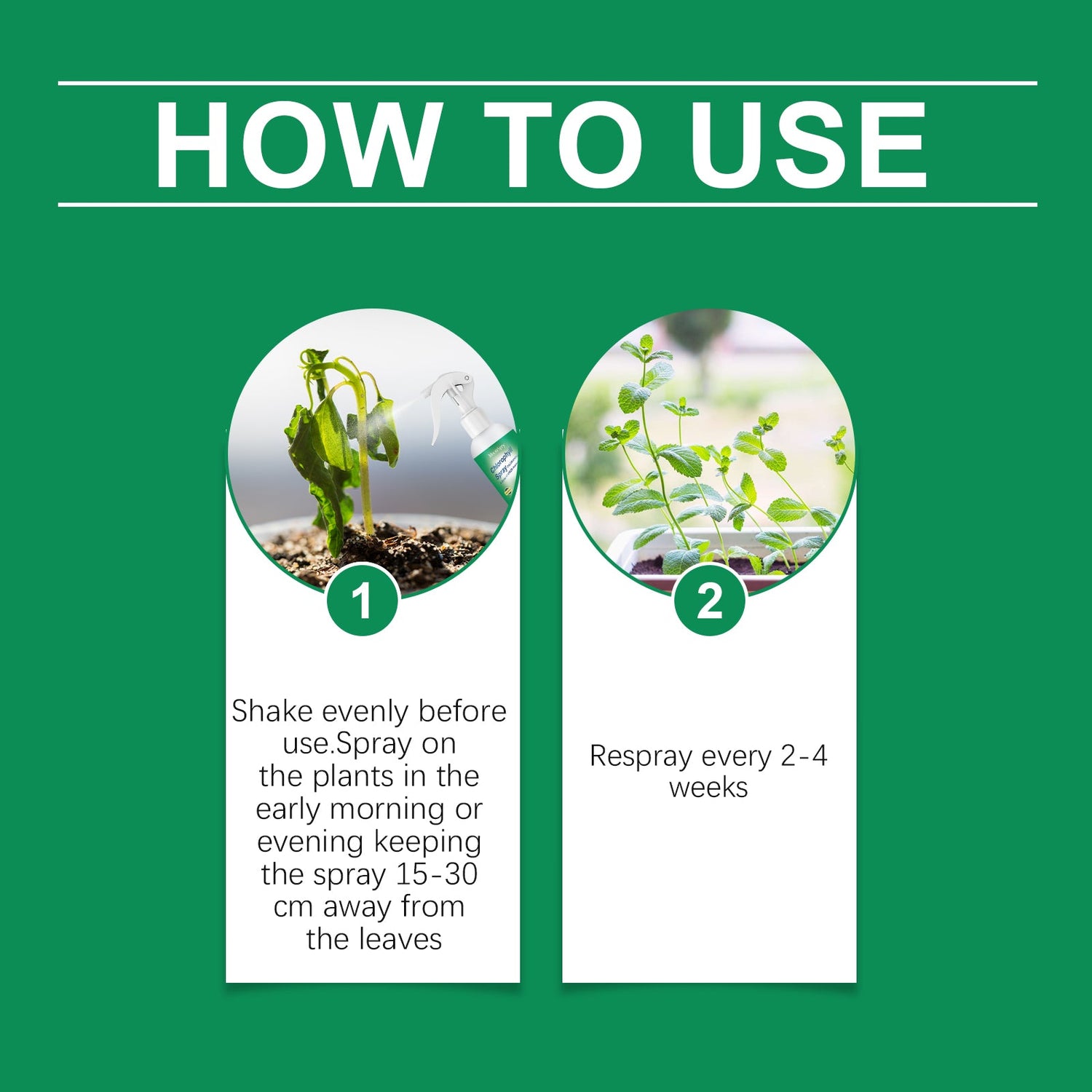 Moonspry Chlorophyll Spray, General Whole Plant Nutrient Solution For Healthy Growth Of Flowers And Fruit Trees And Green Leaves