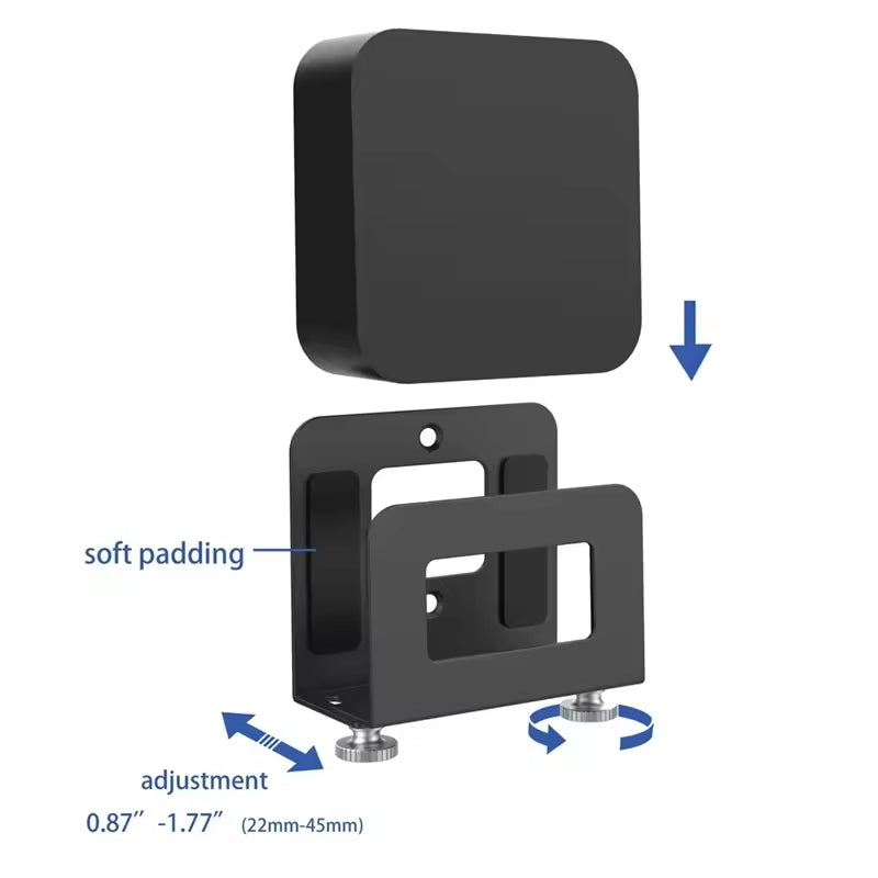 Adjustable Wall Mount for Apple TV 3/4/4K, Router, Modem, TV Box &amp; More