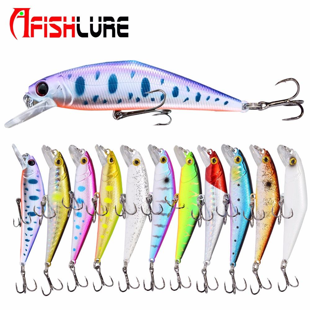 AFISHLURE Fishing Lure Wobblers Trout  85mm/15g Minnow  Hard Baits Iscas Artificial Pesca Leurre