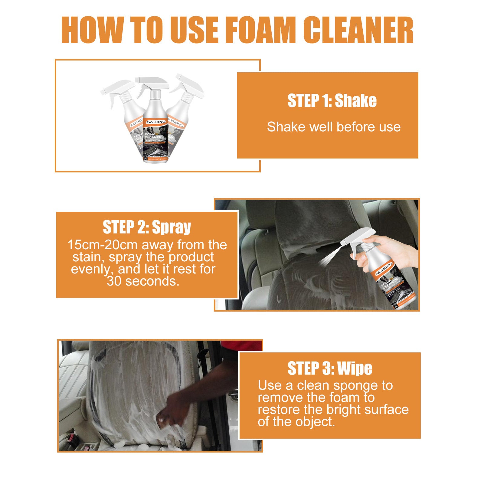 Car Seat Plastic Stain Cleaner