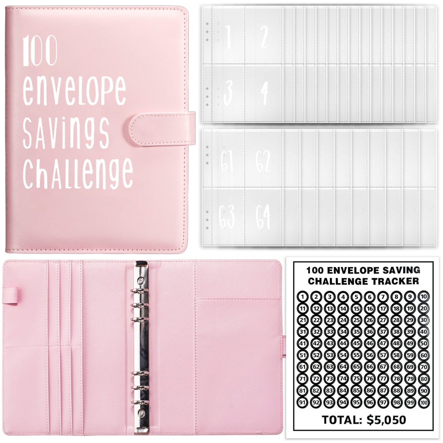 100 Day Challenge Loose leaf Notebook Couple&