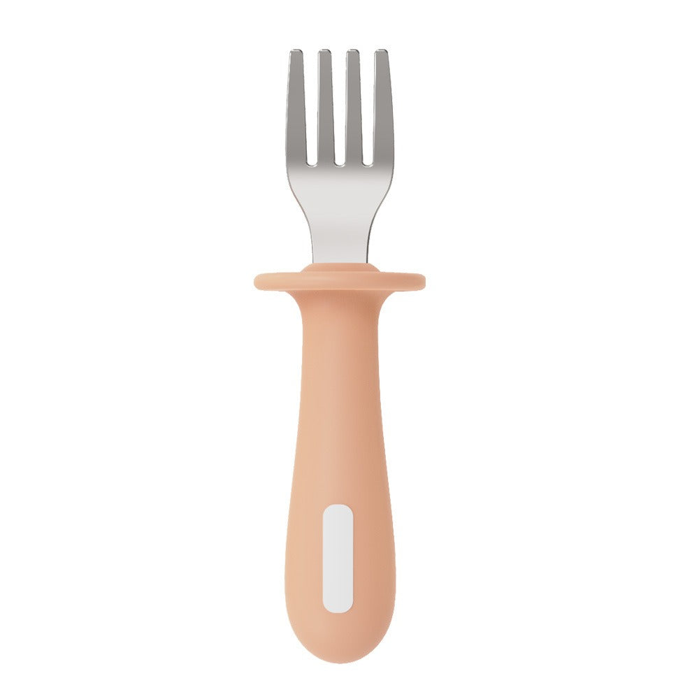 Adjustable color PPSU silicone fork and spoon set, children&