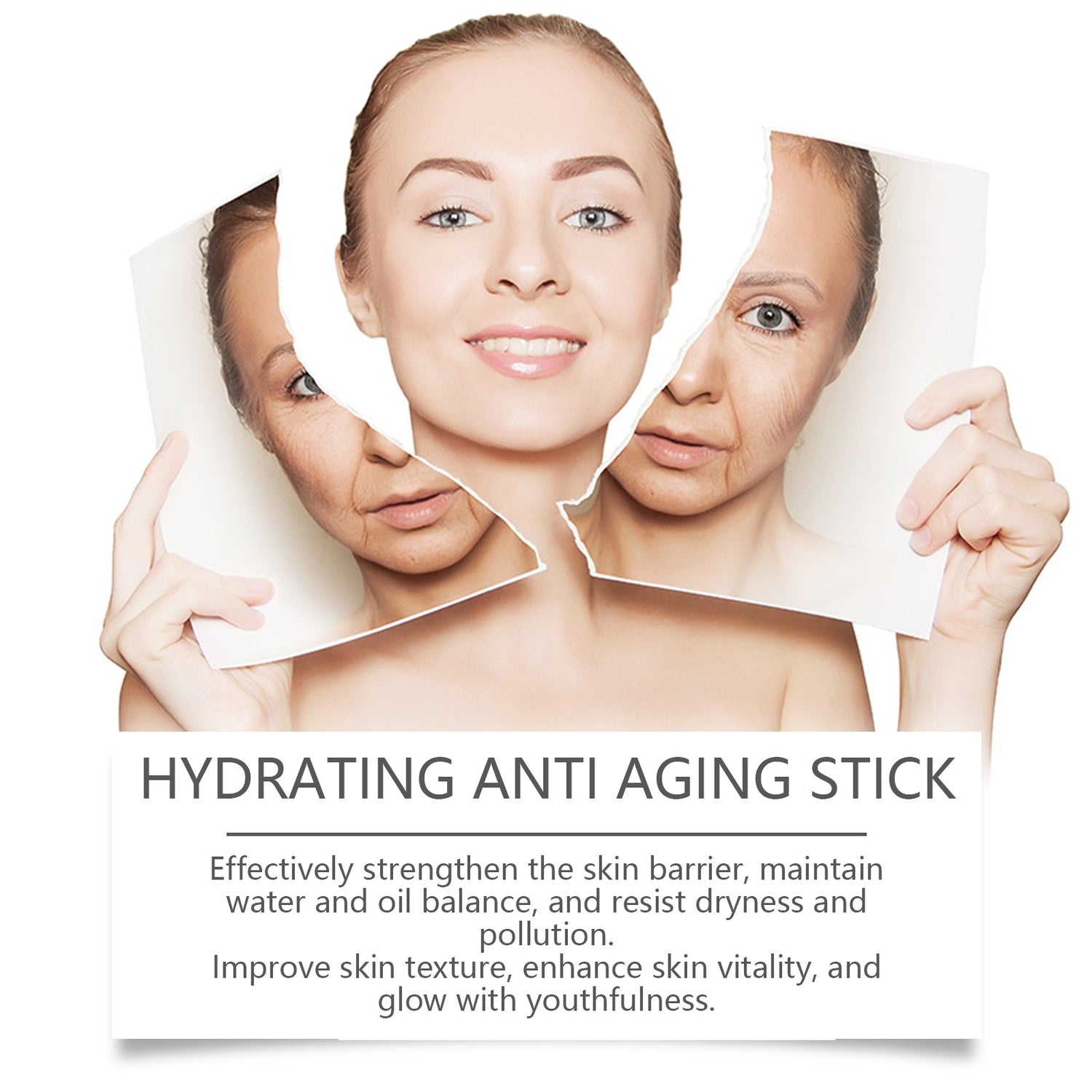 Ouhoe Firming &amp; Anti-Wrinkle Hydrating Stick Lifts Firming &amp; Firming Skin Deep Moisturizing And Smoothing Fine Lines Hydrating Skin Care Stick