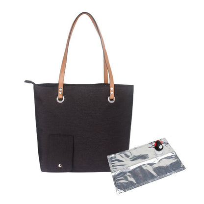Outdoor portable portable beach red wine bag insulated ice bag picnic bag