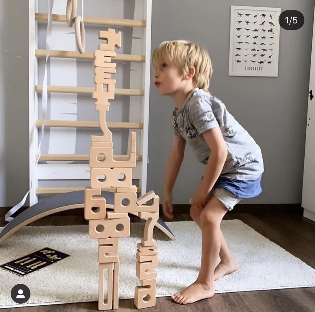 Montessori Early Education Digital Building Blocks Children&