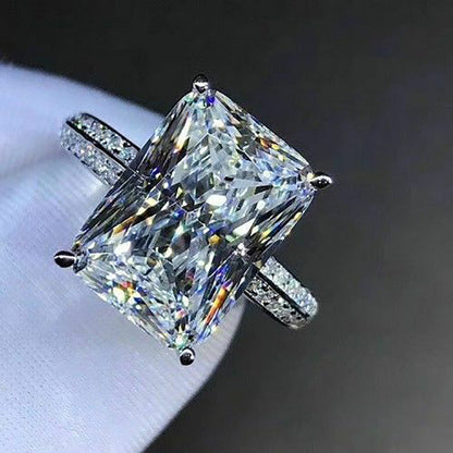 Explosive new style set with oversized zircon rings, simple women&