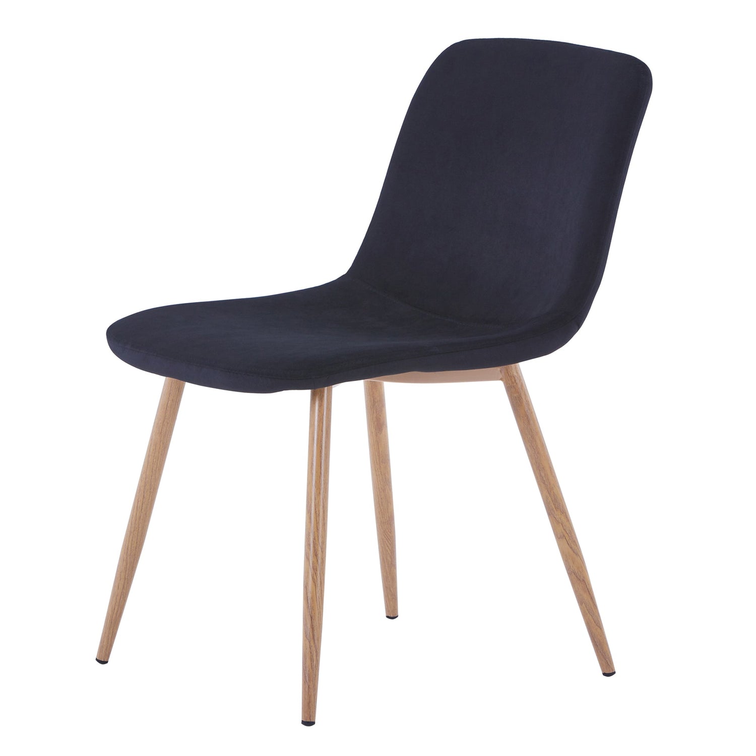 Dining Chair 4PCS（BLACK）Modern style New technology Suitable for restaurants cafes taverns offices