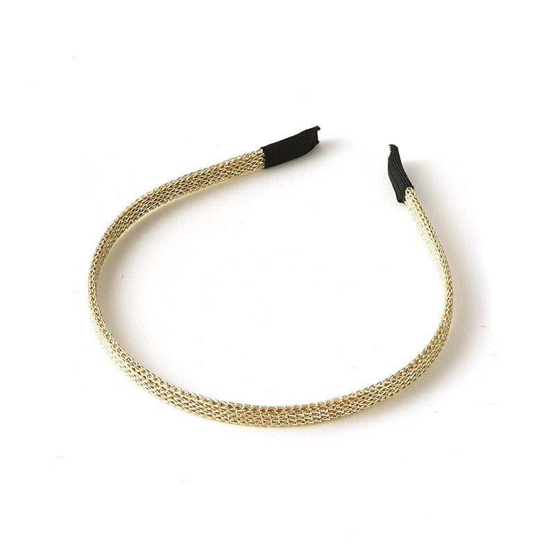 Minimalist metal spring hair clip fine hairpin head clip