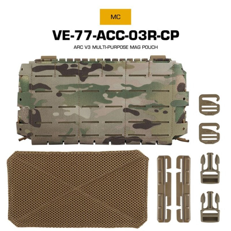 Tactical ARC V3 Molle Mag Pouch for M4/AR15, laser-cut, for hunting &amp; airsoft.