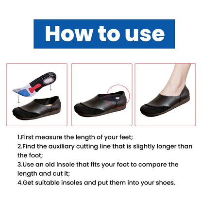 Soft &amp; Healthy Height-Boosting Insoles, Promote Non-Slip And Wear Resistant Arch Support Foot Posture Correction Body Care Breathable Insoles