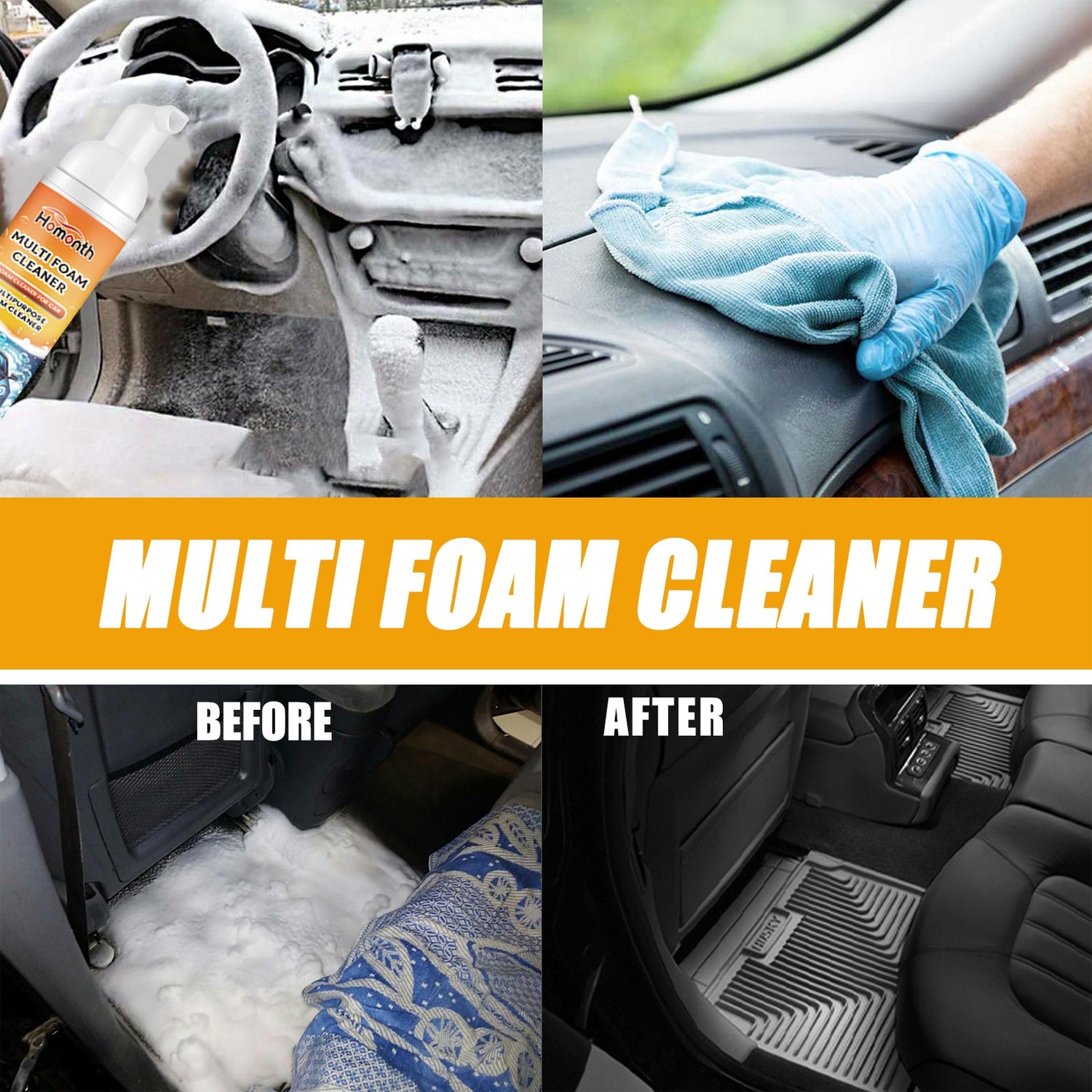 Car Seat Fabric Foam Cleaner