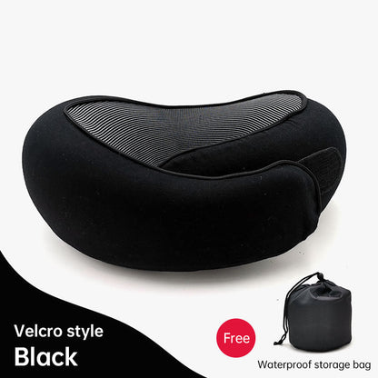 Memory Foam Neck Travel Pillow: Soft, 360° Head Support, for Home, Plane &amp; Car