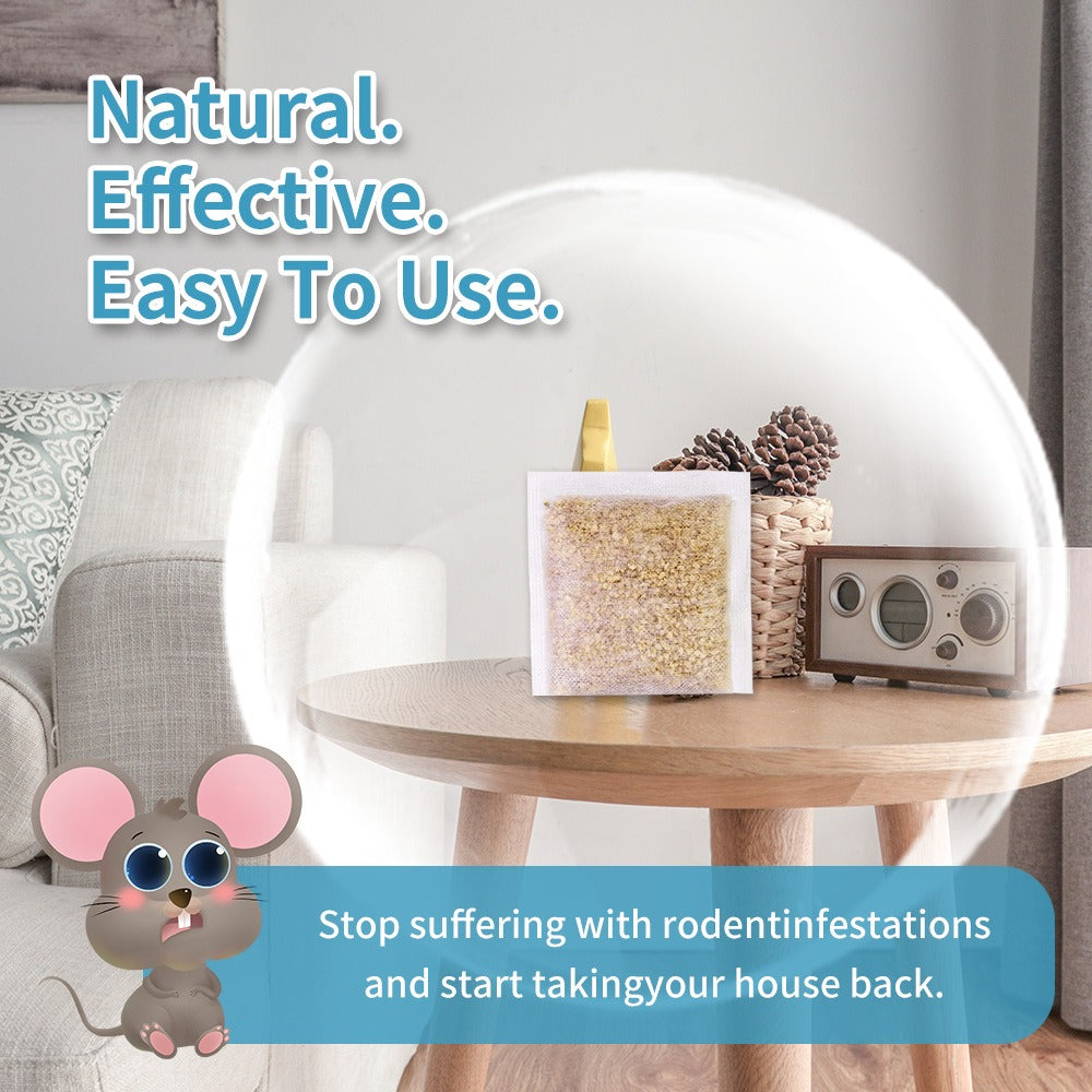 Natural Mouse Rodent Pouch Pest Control Anti Mouse Trap Repel Mice from Nesting &amp; Freshen Air Cinnamon/Peppermint Oils