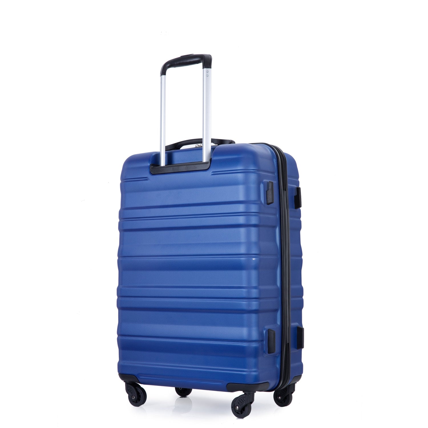 3 Piece Luggage Sets PC Lightweight &amp; Durable Expandable Suitcase with Two Hooks, Spinner Wheels, TSA Lock, (21/25/29) Dark Blue