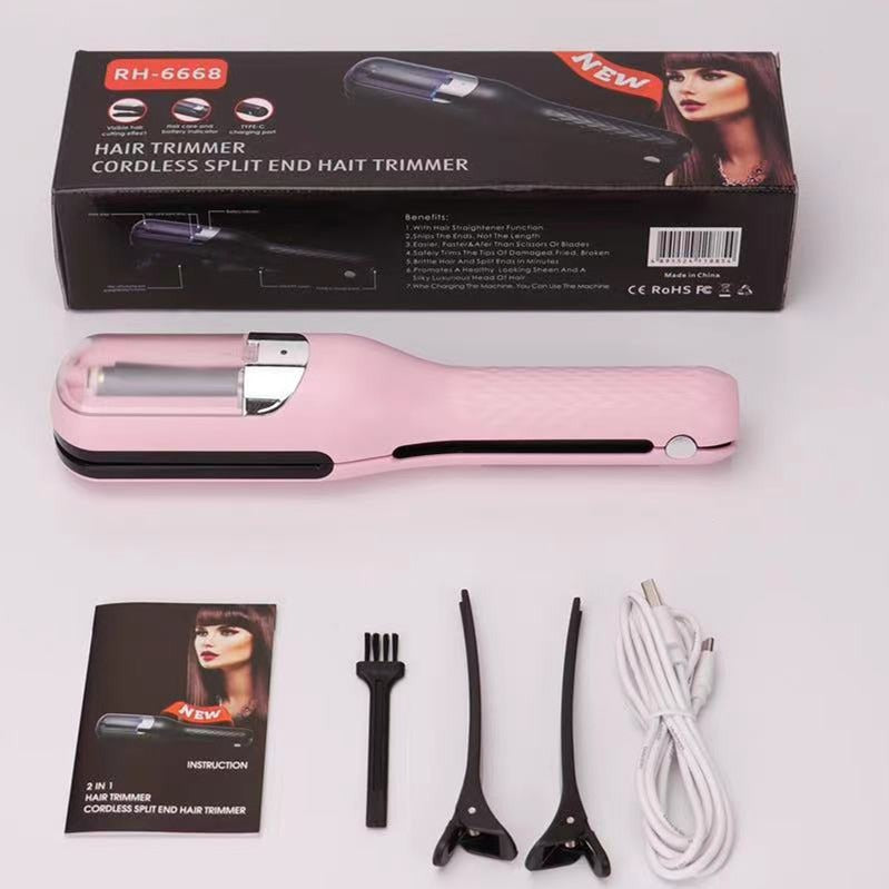 Fully automatic hair clipper, hair splitting and trimming device, multifunctional electric women&