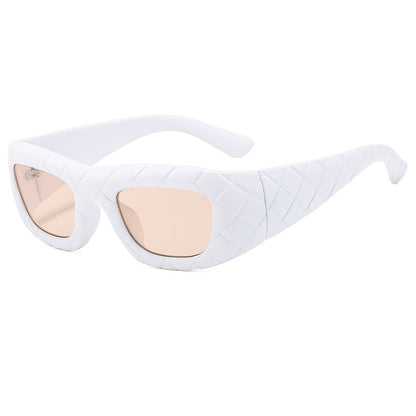 Weaving design frame, personalized fashion sunglasses, men&