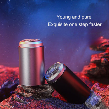 Mini Steel Cannon Travel Shaver Fully Portable Multi functional Men&
