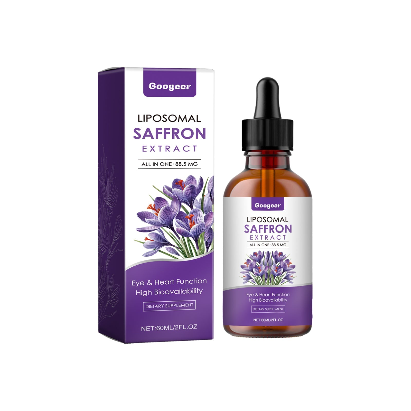 Saffron Body Therapy Supplement Drops
