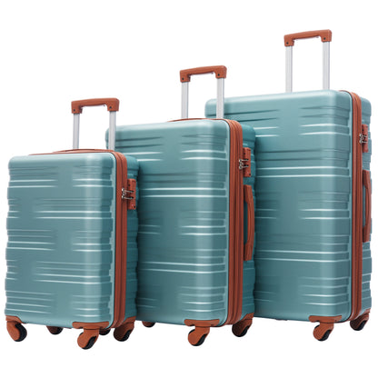 Hardshell Luggage Sets 3 Pcs Spinner Suitcase with TSA Lock Lightweight 20&