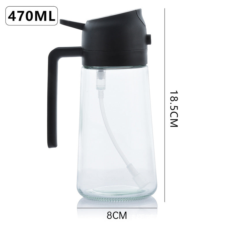 2-in-1 Kitchen Olive Oil Dispenser, Oil Sprayer, Grilling &amp; Picnic Tools