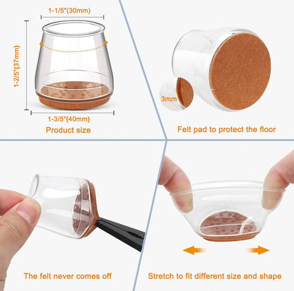 SilentGrip Chair Protectors