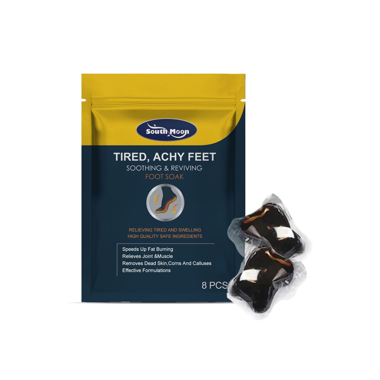 Soothing &amp; Reviving Foot Soak, Slimming Body Sculpting Relieves Venous Joint Pain Body Care Foot Bath Gel