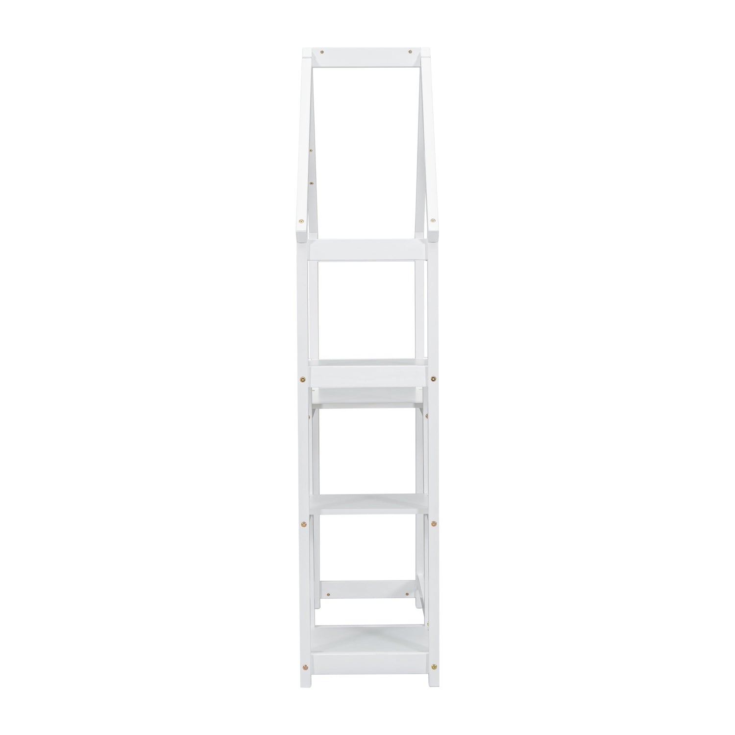 House-shaped Wooden writing Desk,Kids study Table,Bookshelf &amp; Toy Storage,White