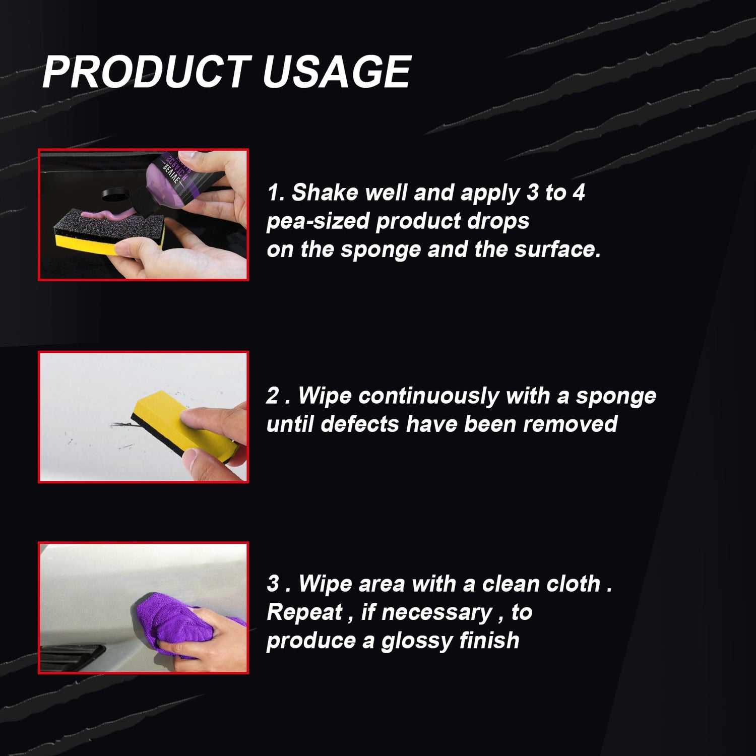 Automotive Scratch Free Repair Liquid Finish Repair Scratch Removal Beauty Maintenance Polish