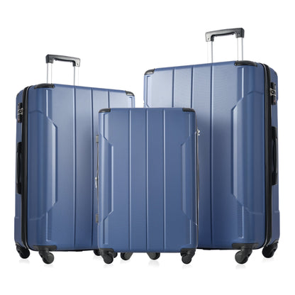 Hardshell Luggage Sets 3 Pcs Spinner Suitcase with TSA Lock Lightweight 20&