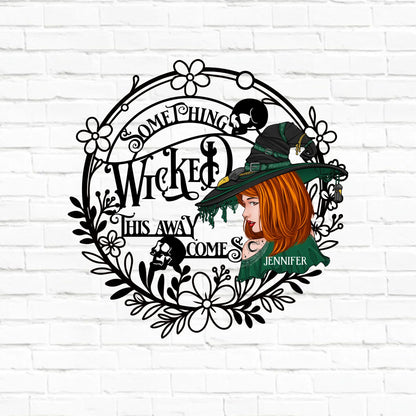 Personalized Witch Kitchen Metal Sign - Gift Idea For Witch Lover - Something Wicked