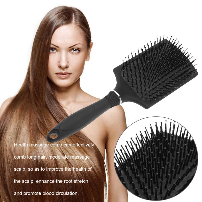 Hair Massage Comb Hairbrush Bristle&amp;Nylon Women Wet Curly Hair Brush for Salon Hairdressing Styling Tools