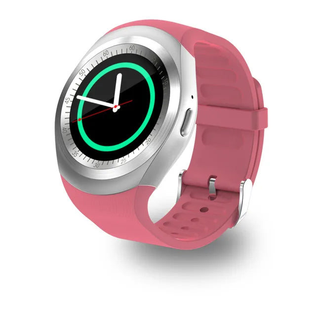 Bluetooth Y1 Smart Watch Relogio Android SmartWatch Phone Call GSM Sim Remote Camera Information Display Sports Pedometer