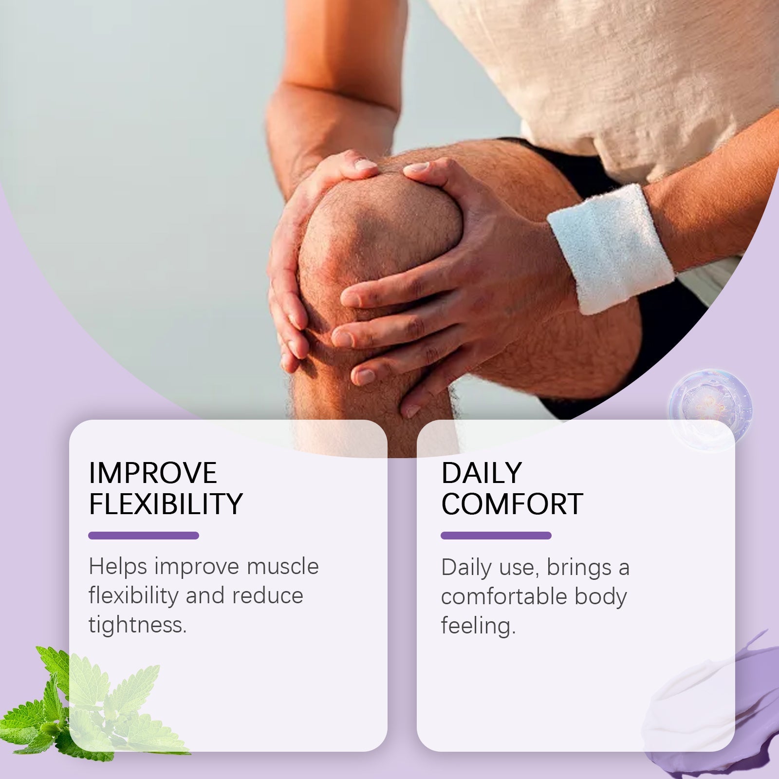 Joint Care Cream For Topical Application A Gentle Cream For Healing Knee Joints And Relieving Discomfort