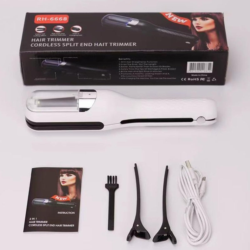 Fully automatic hair clipper, hair splitting and trimming device, multifunctional electric women&