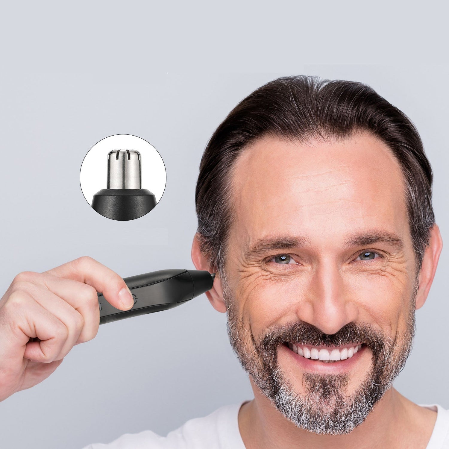 Electric Nose Hair and Eyebrow Trimmer Repair Tool for Rechargeable Men&