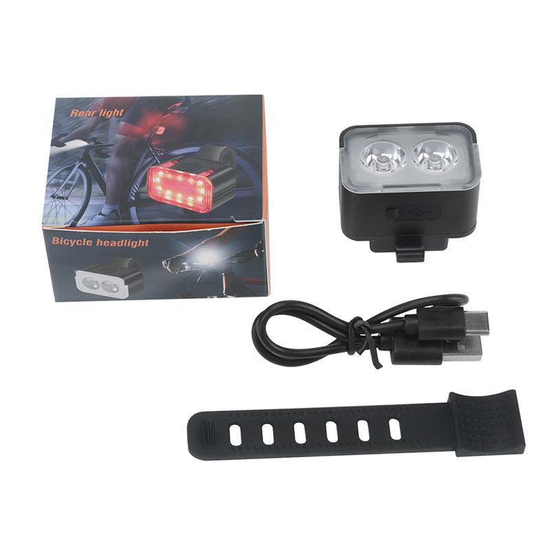 Bicycle lights, headlights, strong lights, night riding lights, taillights, mountain bikes, road bikes, children&