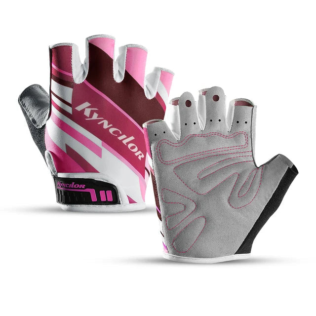 Outdoor cycling half finger gloves men&