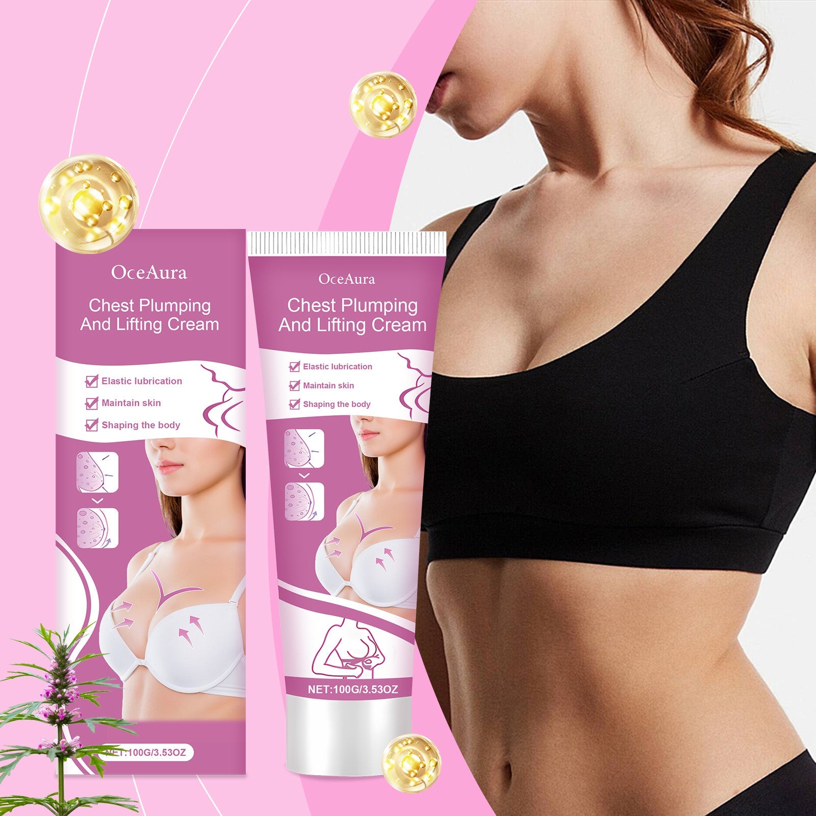 Chest Firming Cream Moisturizes Women&