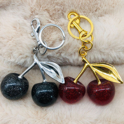 Cherry car keychain high-end women&