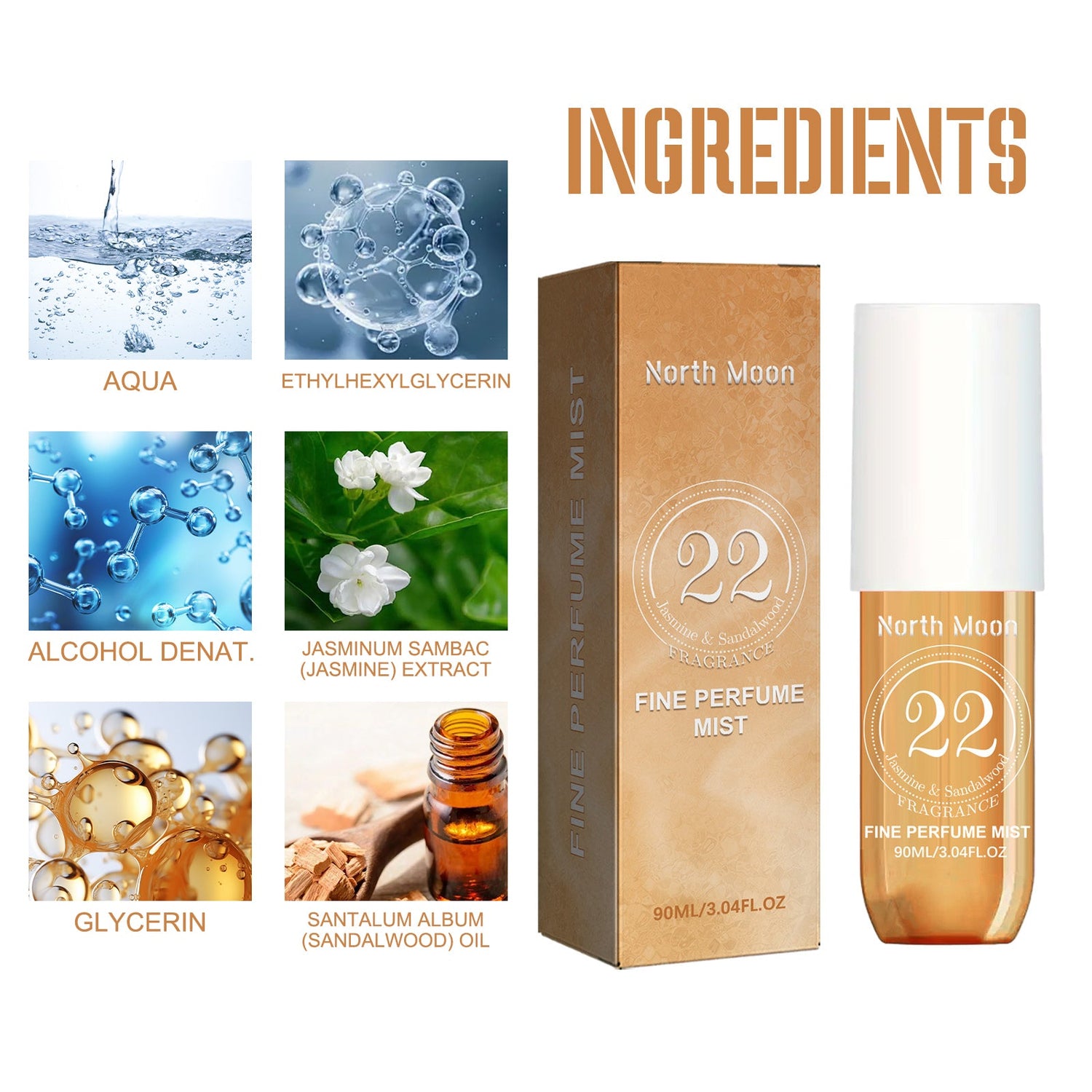 Perfume Spray Fresh Lasting Fragrance Non-Pungent Women&