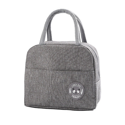 Fashion simple portable insulation bag waterproof fresh-keeping aluminum foil lunch box bag small lunch bag travel cooler bag