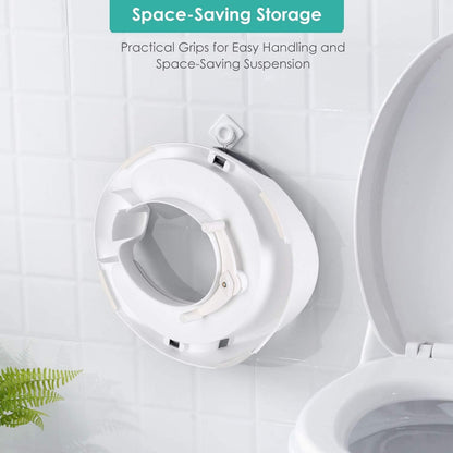 Toilet Seats for Children Baby Handles Backrest Baby Unisex Potty Training Urinal Portable Commode Pew Ring Home Supplies