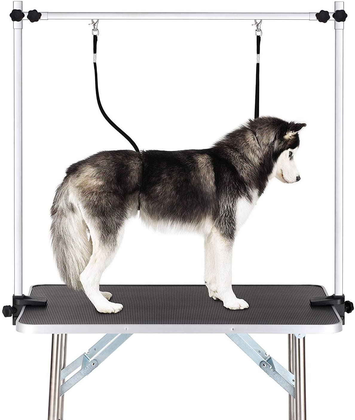 36" Professional Dog Pet Grooming Table Adjustable Heavy Duty Portable w/Arm &amp; Noose &amp; Mesh Tray