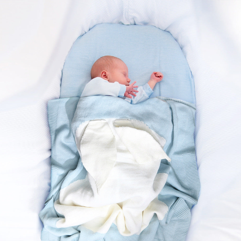 New Rabbit Ears Blanket Three Dimensional Rabbit Blanket Children&