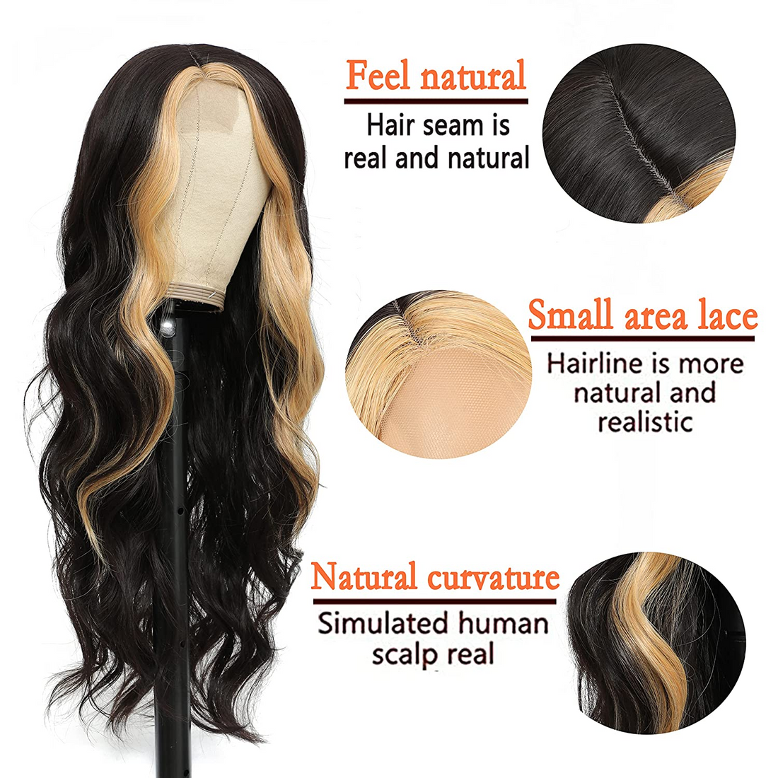 European and American Wigs With Long Curly Hair, Women&