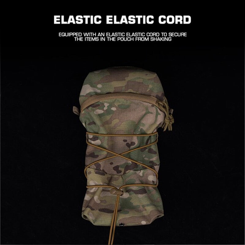 Tactical MOLLE Cylindrical Bag, 1.5L, for FCPC &amp; GP Backpacks.