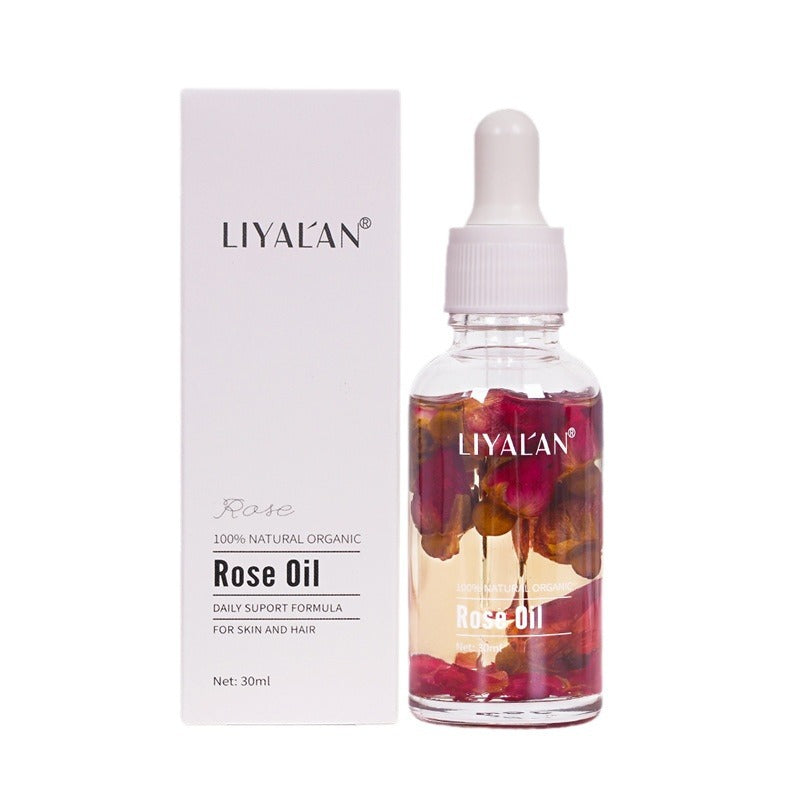 30ml Multi-Purpose Rose Oil: For Face, Body &amp; Hair - Hydrating Botanical Essential Oil