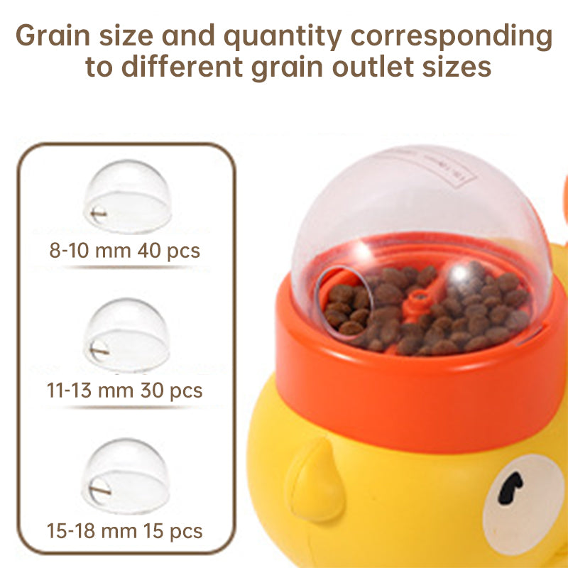 Intelligent Cartoon Dog Automatic Feeder: Large Capacity, Anti - slip, Doubles as Toy &amp; Feeding Utensil
