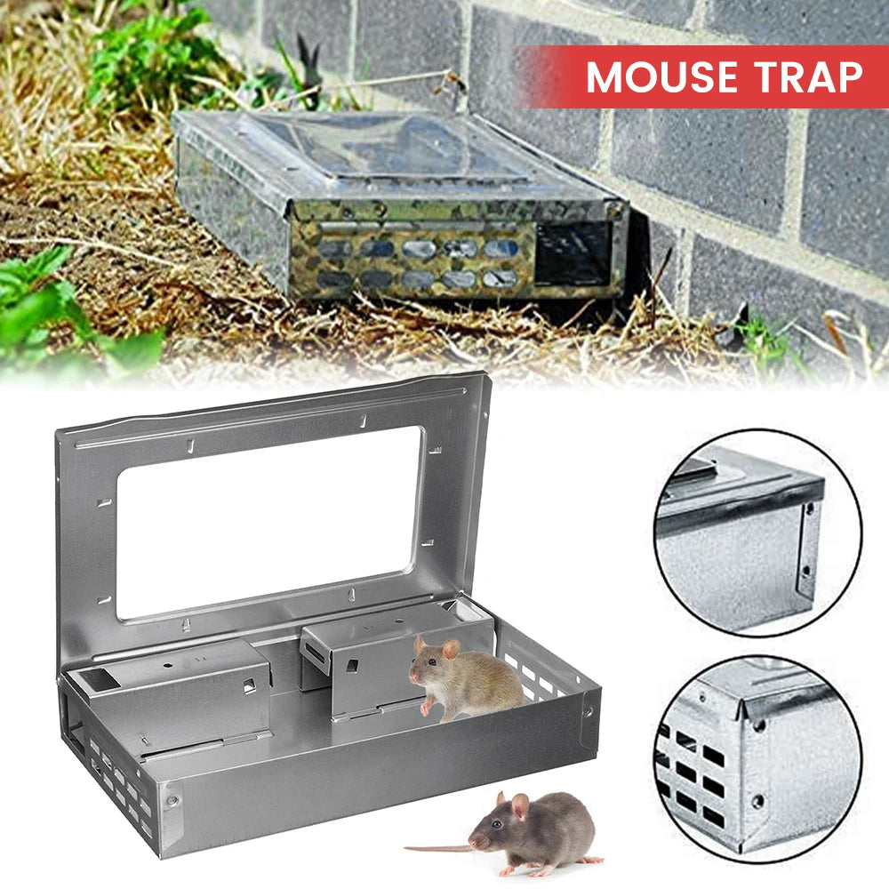 High Sensitive continuous &amp; Effective &amp; Reusable Rat mice mouse Trap Cage for Continuous Catching/ Pest Control